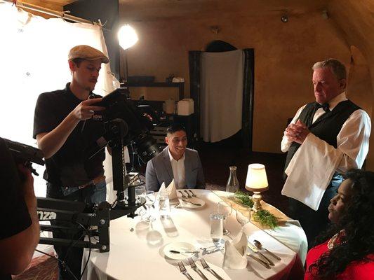 BTS: fine restaurant scene