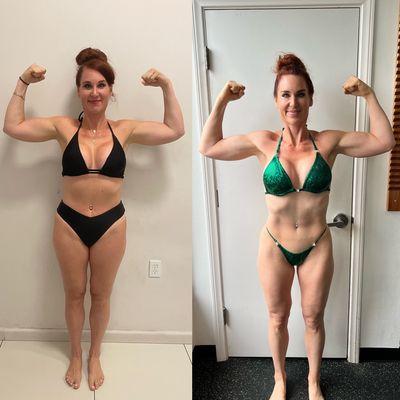 Christina's Transformation! Ready for her bikini competition!