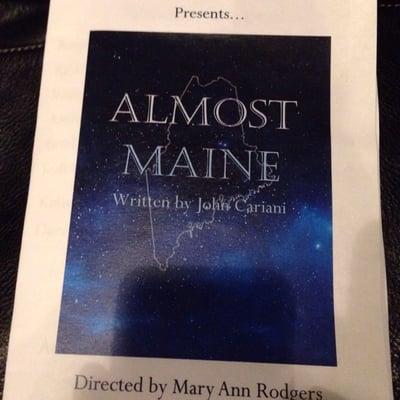 "Almost Maine" program from the Bay School.