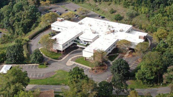 Aerial photo of the property