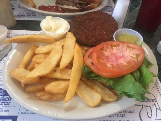 Pork tenderloin sandwich