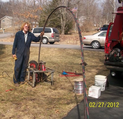 Well Pump Job In Progress by Russ Smeltz PLUMBING HEATING ELECTRICAL