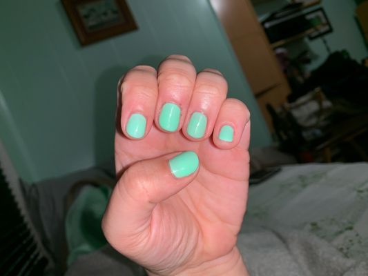 Ignore the cuticles, I'm a nail biter