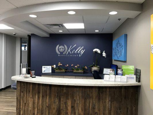 Kelly Management Reception Area