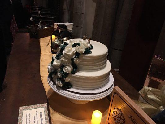 We wanted to thank Cindy in the bakery from market basket reading for this glorious gorgeous wedding cake which was extremely affordable.