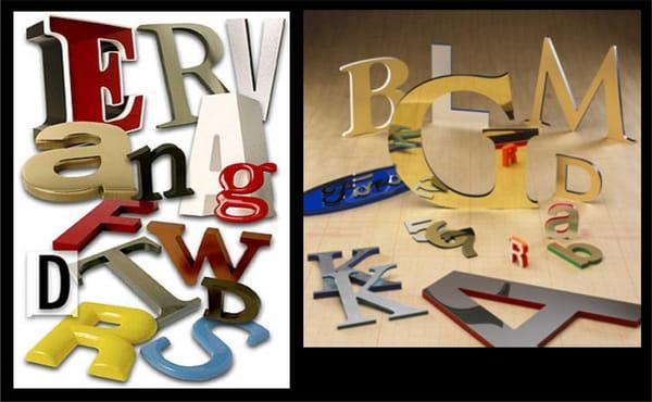 Cut Out Letters can be made from an endless choice of materials