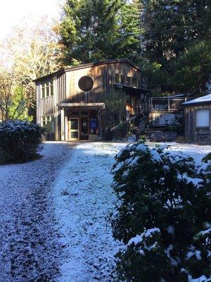 Sitka with a little snow in February