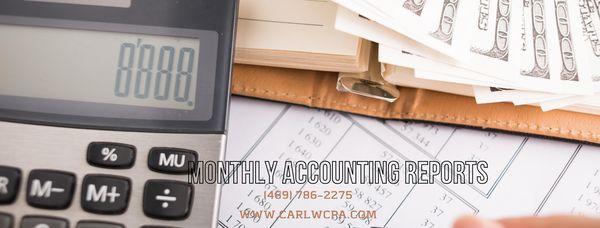 Monthly Accounting Reports