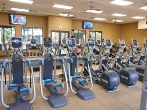 Extensive free weight area as well as state of the art cardio equipment