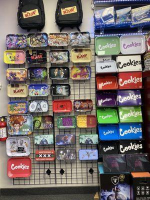 Come check out our selection of trays!!!!  Small, big, glow in the dark, magnetic top