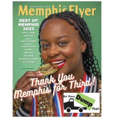 We are thrilled to have tied 3rd place for Best Home Improvement Services in the 2023 Best of Memphis poll. Thanks everyone who voted!