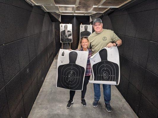 Happy CCW applicants pass the required Nevada course.