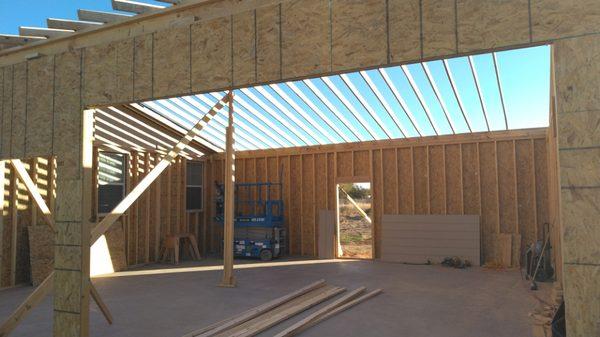 Framing a garage