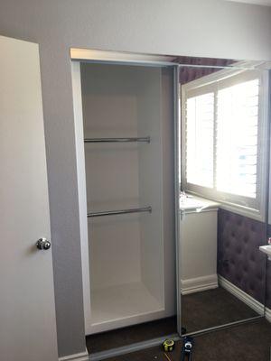 Custom inset closet cabinets