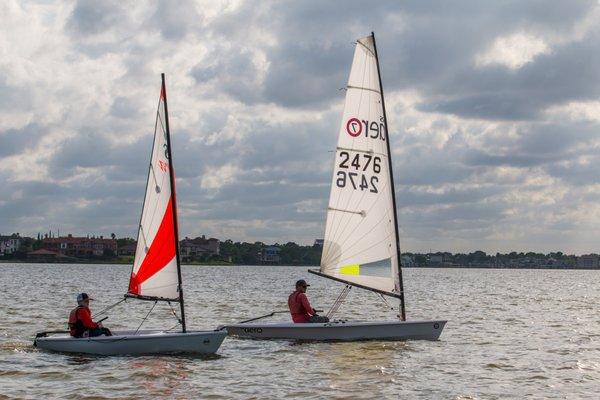 Sailing on Clear Lake