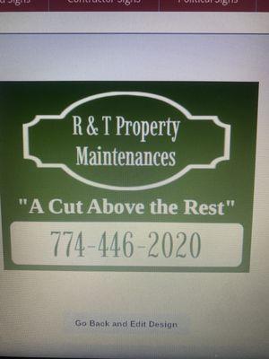 R and T Property Maintenance