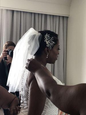 Bridal hair