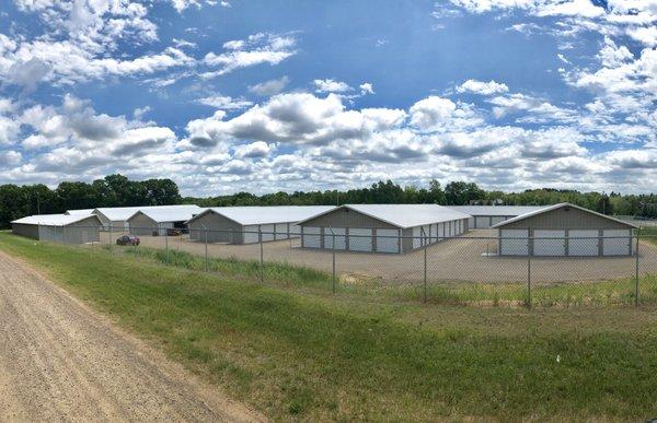 From small to the largest self storage units in the area.