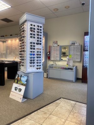 Lots of eyeglass selections