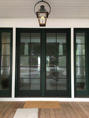 French Doors with Phantom Screens