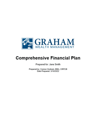 Individually tailored financial plan covers all the moving parts of your finances to create a 360° action plan and roadmap for you to follow