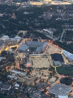 Student Flight over the campus of the University of Iowa