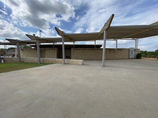 Vietnam Veterans Memorial pavilion.