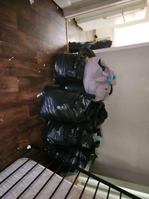 Eviction process clearing an apartment unit.