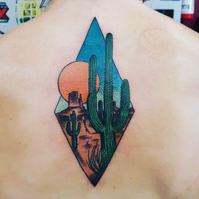 Desert scene done by Jeremy Jensen