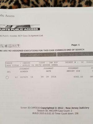 Here is rhe proof of settlement owed to me but not yet paid by TAR Salon