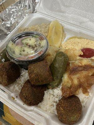 Falafel plate