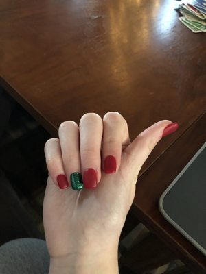 My new amazing Christmas nails.