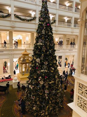 Second floor of the Grand Floridian when you enter the building.