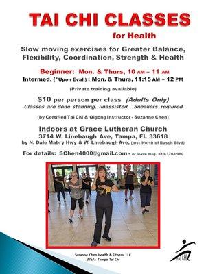 Tampa Tai Chi - Flyer