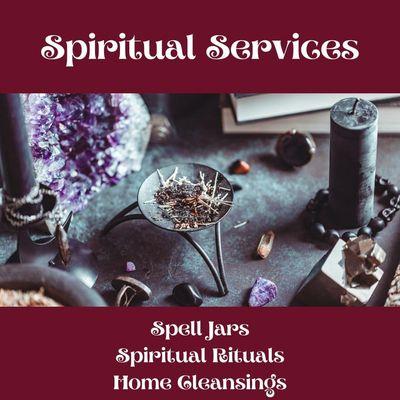 Don't forget to check out the different spiritual offerings too!