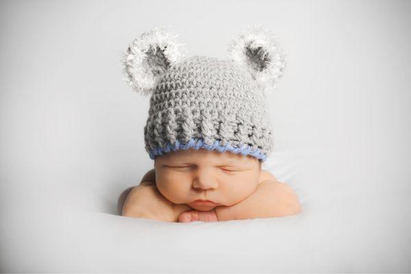 Newborn photography baby boy