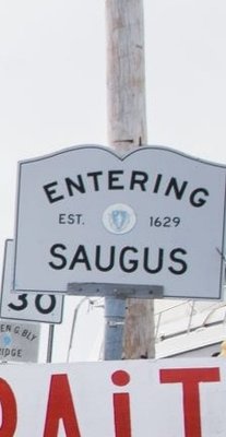 Entering Saugus at the Lynn line.