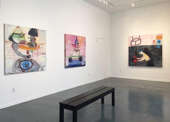 Transmission Gallery May 2018, paintings by Livia Stein