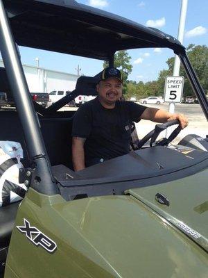 A big thanks to Jose Garcia for purchasing is new Polaris XP 900 Ranger from Martin Powersports...