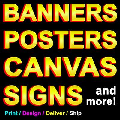 We offer a variety of print services with same day delivery.