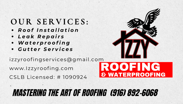 Here are some of our Roofing Services. Please contact us for more info. www.izzyroofing.com