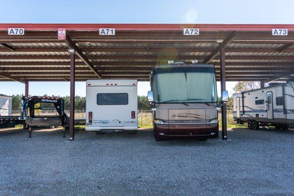 Covered RV Storage