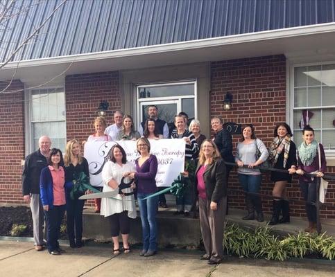 Our Ribbon cutting with Robertson County Chamber of Commerce