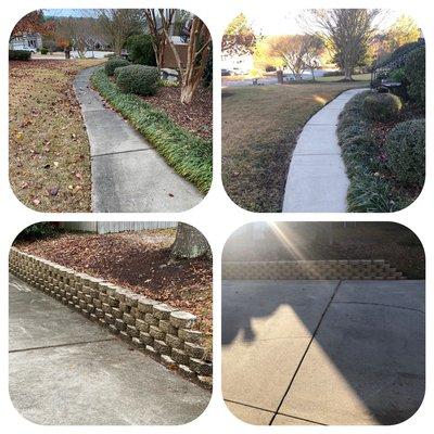 Driveway Cleaning, Softwash Pressure Wash