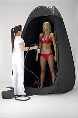 Mobile Tent - you can tan anywhere. 