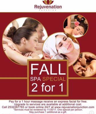 Fall Spa Special