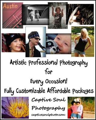 Affordable Photography for Every Occasion!