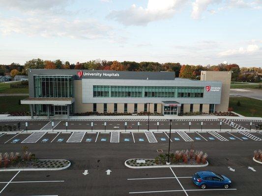 Aerial View of University Hospitals - Mansfield, OH