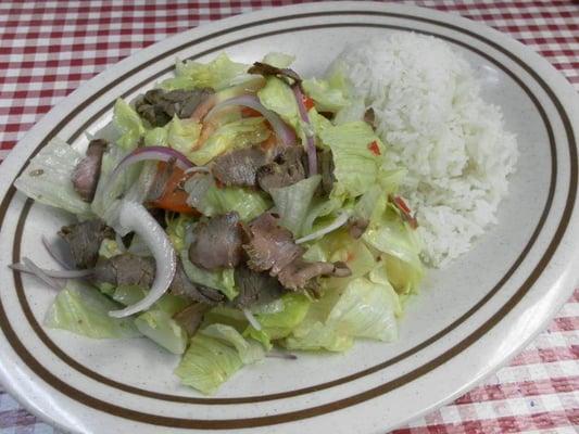 Yum beef salad