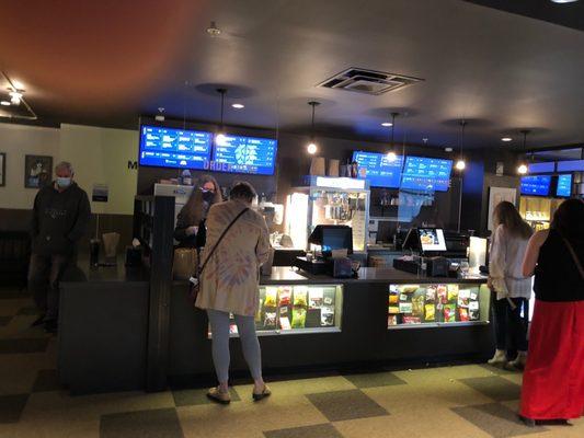 Concession stand at the movies!